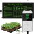 WADEO Estera calefactora para Plantas Grandes, Estera térmica con termostato de 5°C a 45°C, Estera térmica para Invernadero, Impermeable con función de Temporizador, para germinación de plántulas